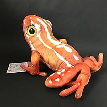 カエルのぬいぐるみ12体セットリアルカエル Amazon.co.jp: （21）オレンジ色のカエル リアル ぬいぐるみ
